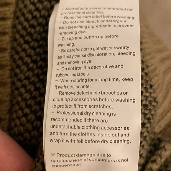 WE11DONE SQUARE LOGO PILE KNIT JUMPER SWEATER - Picture 13 of 16